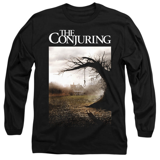 THE CONJURING : POSTER L\S ADULT T SHIRT 18\1 Black 2X