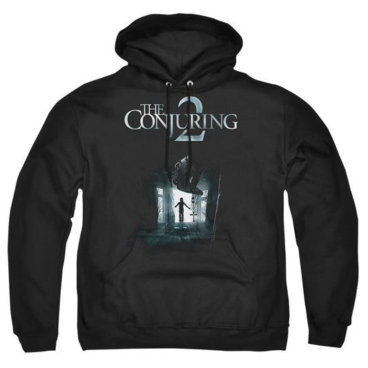 THE CONJURING 2 : POSTER ADULT PULL OVER HOODIE Black 2X