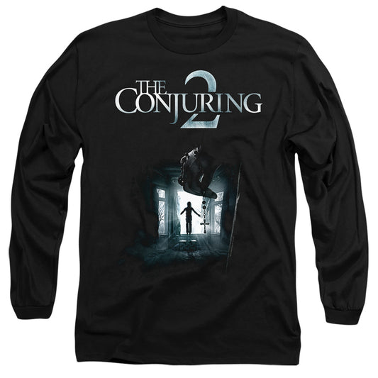 THE CONJURING 2 : POSTER L\S ADULT T SHIRT 18\1 Black 2X