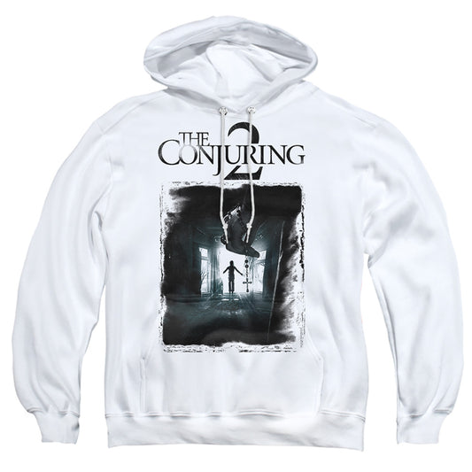 THE CONJURING 2 : POSTER ADULT PULL OVER HOODIE White 2X