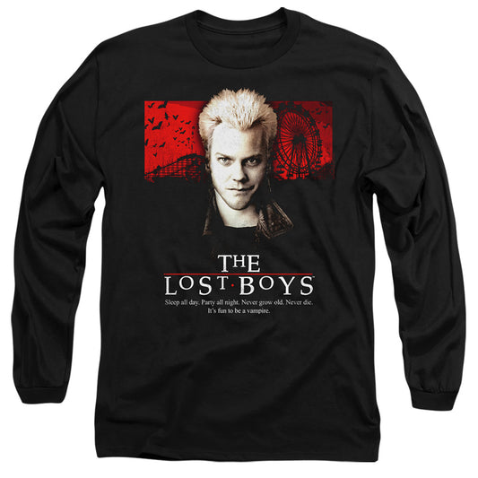 THE LOST BOYS : BE ONE OF US L\S ADULT T SHIRT 18\1 Black LG