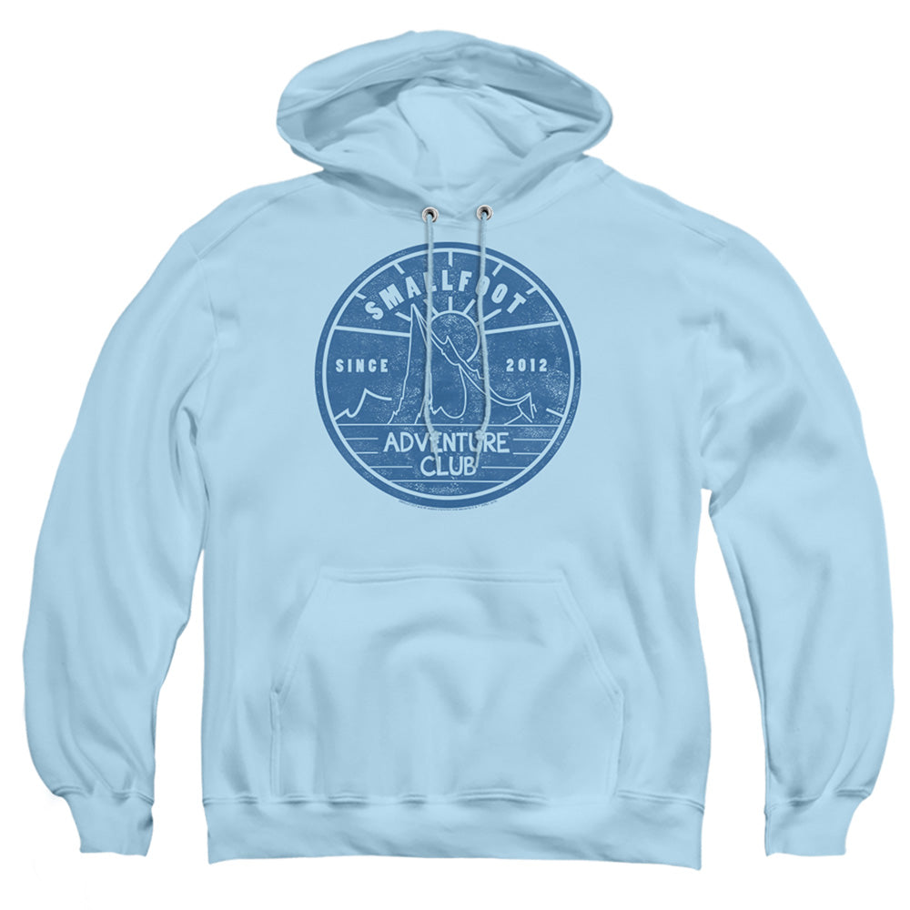 SMALLFOOT : ADVENTURE CLUB ADULT PULL OVER HOODIE Light Blue 2X