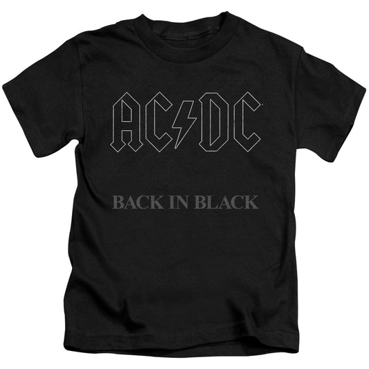 AC\DC : BACK IN BLACK S\S JUVENILE 18\1 Black MD (5\6)