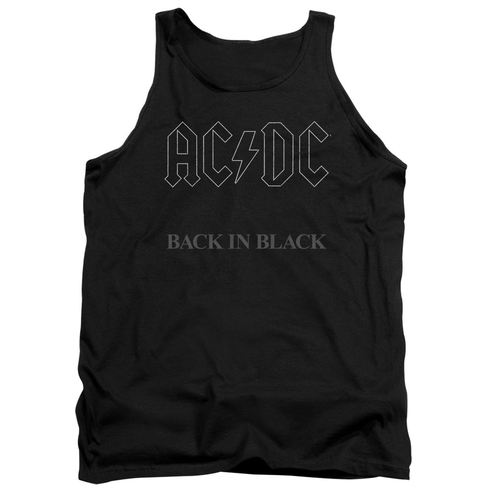AC\DC : BACK IN BLACK ADULT TANK Black LG