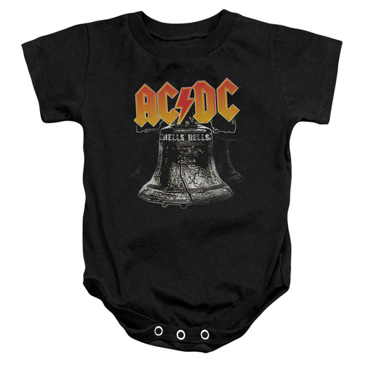 AC\DC : HELLS BELLS INFANT SNAPSUIT Black MD (12 Mo)
