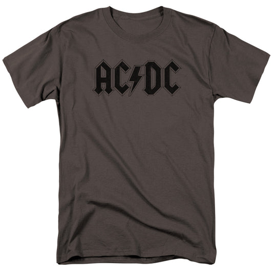 AC\DC : WORN LOGO S\S ADULT 18\1 Charcoal MD