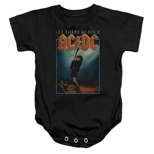 AC\DC : LET THERE BE ROCK INFANT SNAPSUIT Black MD (12 Mo)