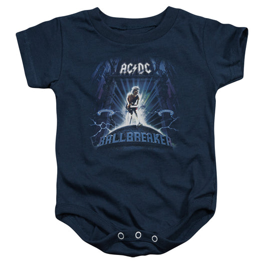 AC\DC : BALLBREAKER INFANT SNAPSUIT Navy MD (12 Mo)
