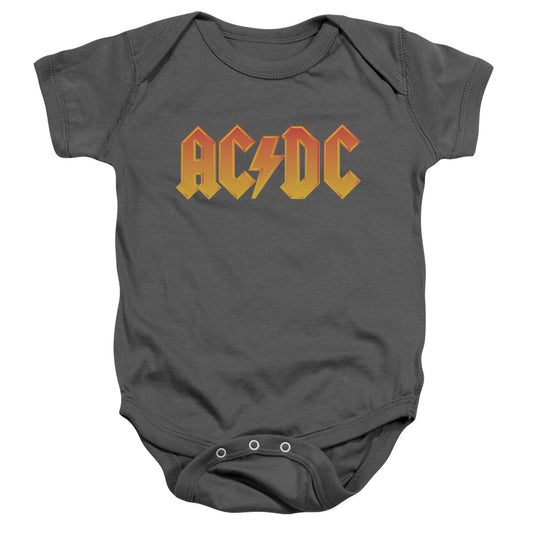 AC\DC : LOGO INFANT SNAPSUIT Charcoal LG (18 Mo)