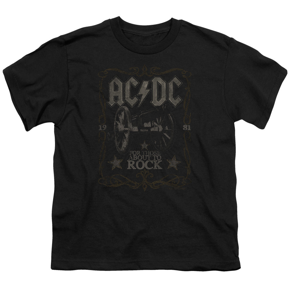 AC\DC : ROCK LABEL S\S YOUTH 18\1 Black MD