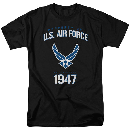 AIR FORCE : PROPERTY OF S\S ADULT 18\1 Black 2X