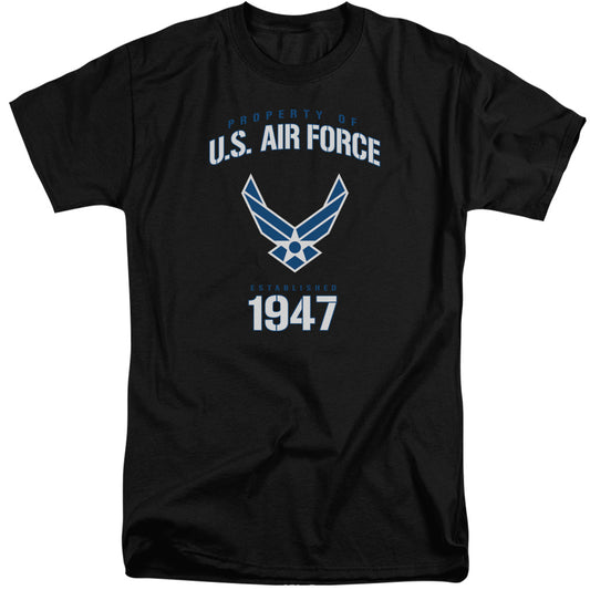 AIR FORCE : PROPERTY OF S\S ADULT TALL BLACK 2X