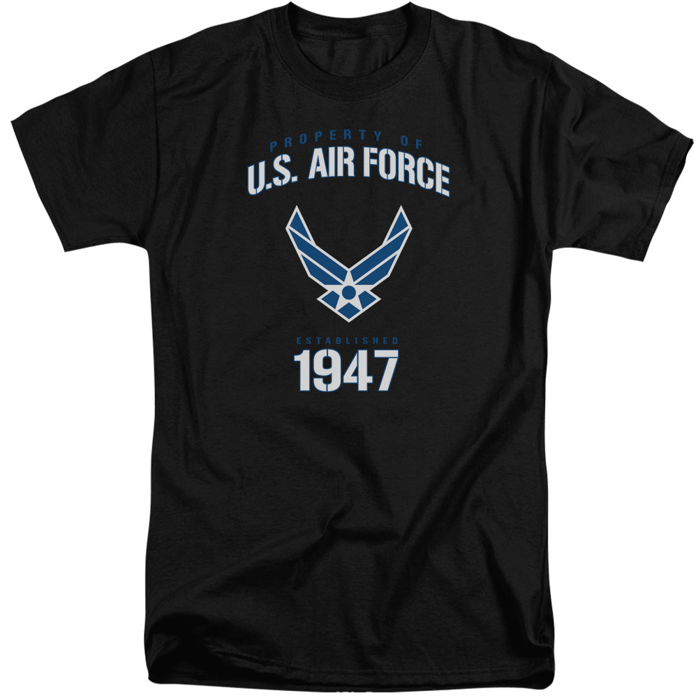 AIR FORCE : PROPERTY OF S\S ADULT TALL BLACK XL