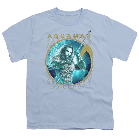 AQUAMAN MOVIE : TRIDENT OF NEPTUNE S\S YOUTH 18\1 Light Blue XL