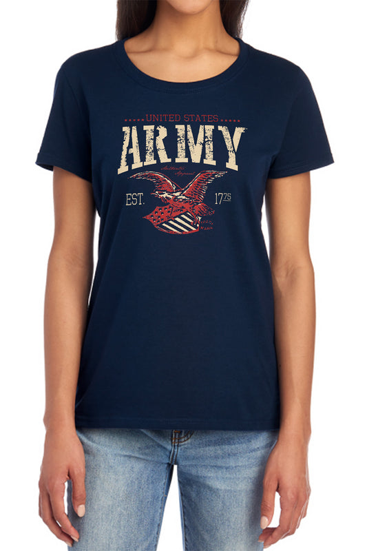 ARMY : ARCH S\S WOMENS TEE Navy LG