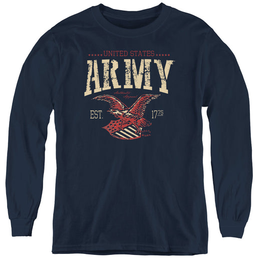 ARMY : ARCH L\S YOUTH NAVY LG