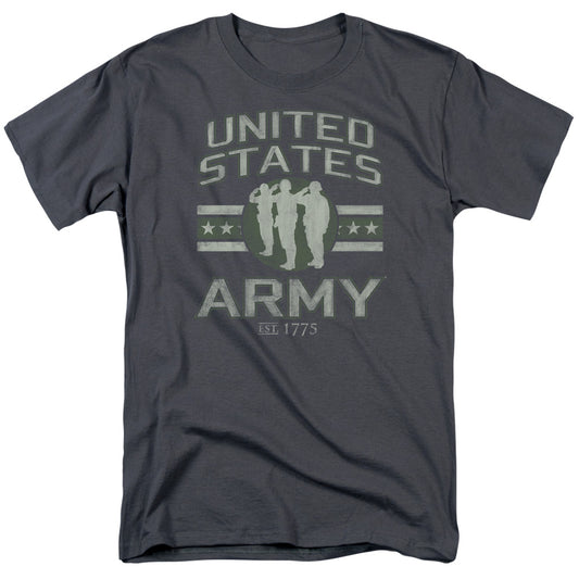 ARMY : UNITED STATES ARMY S\S ADULT 18\1 Charcoal 2X