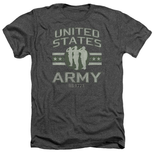 ARMY : UNITED STATES ARMY ADULT HEATHER Charcoal 2X