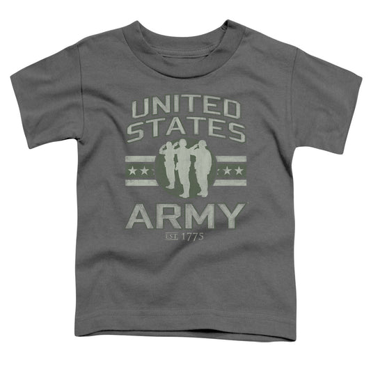ARMY : UNITED STATES ARMY S\S TODDLER TEE Charcoal MD (3T)