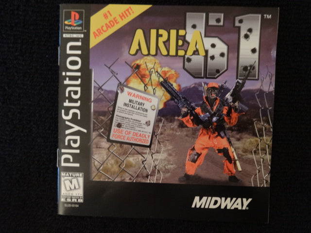 Area 51 Sony PlayStation