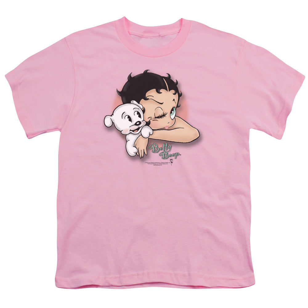 BETTY BOOP : WINK WINK S\S YOUTH 18\1 PINK XL