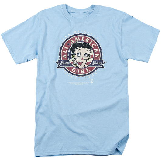 BETTY BOOP : ALL AMERICAN GIRL S\S ADULT 18\1 LIGHT BLUE XL