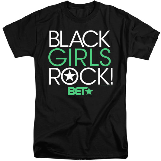 BET : BLACK GIRLS ROCK ADULT TALL FIT SHORT SLEEVE Black 3X