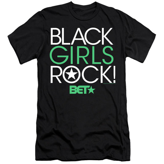 BET : BLACK GIRLS ROCK  PREMIUM CANVAS ADULT SLIM FIT 30\1 Black 2X