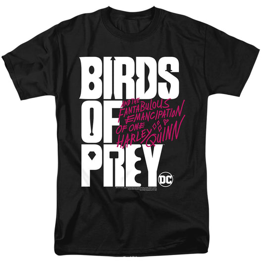 BIRDS OF PREY : BIRDS OF PREY LOGO S\S ADULT 18\1 Black 2X