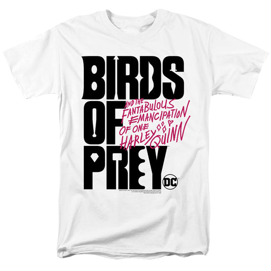 BIRDS OF PREY : BIRDS OF PREY LOGO S\S ADULT 18\1 White 2X