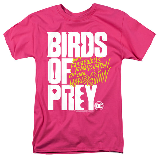 BIRDS OF PREY : BIRDS OF PREY LOGO S\S ADULT 18\1 Hot Pink XL