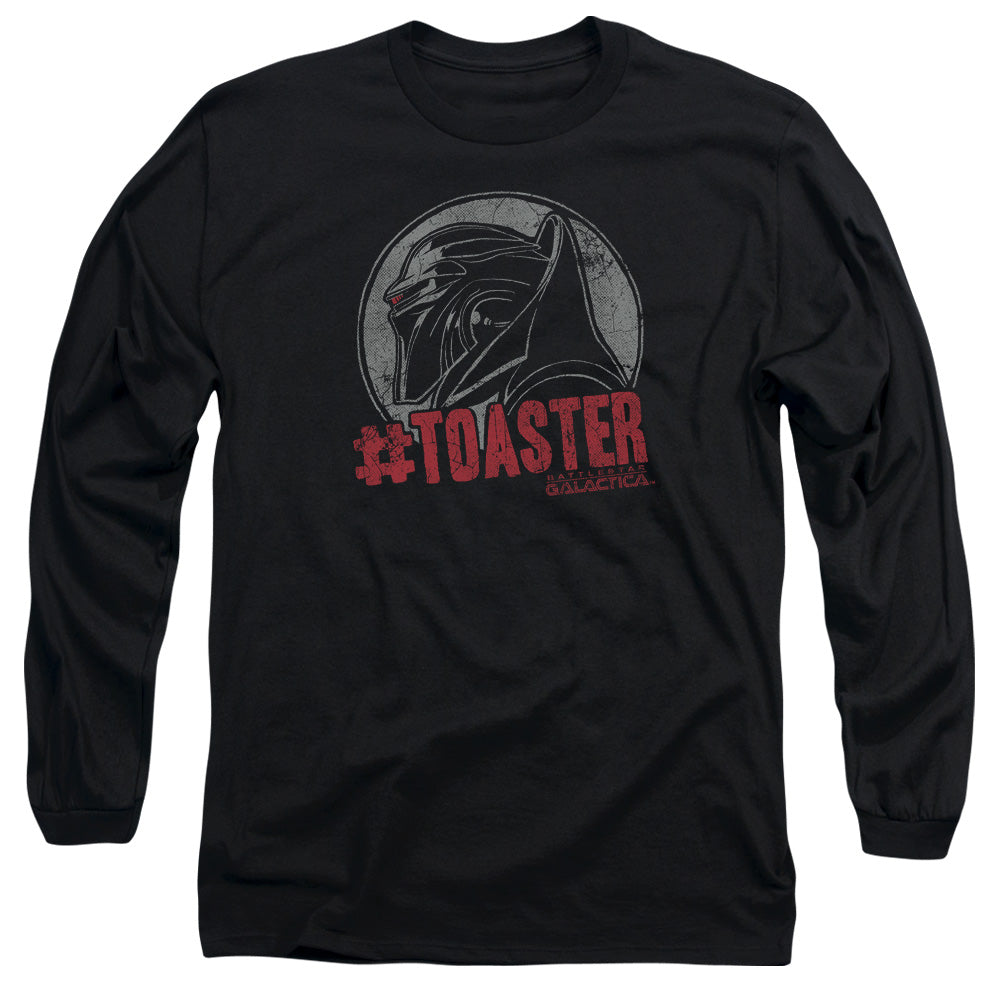 BATTLESTAR GALACTICA : #TOASTER L\S ADULT T SHIRT 18\1 Black 2X