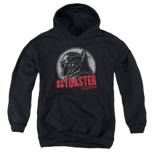 BATTLESTAR GALACTICA : #TOASTER YOUTH PULL OVER HOODIE BLACK MD