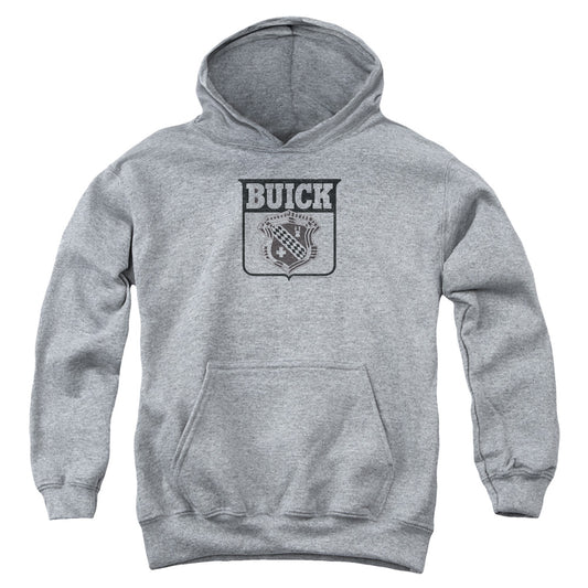 BUICK : 1946 EMBLEM YOUTH PULL OVER HOODIE Athletic Heather SM