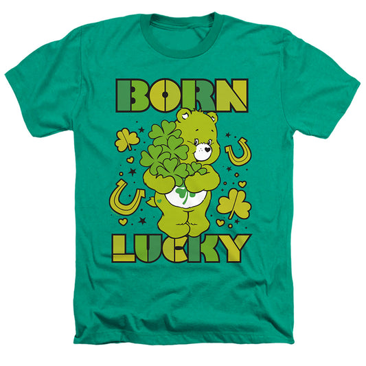 CARE BEARS : BORN LUCKY GOOD LUCK BEAR ST. PATRICK'S DAY ADULT HEATHER Kelly Green SM