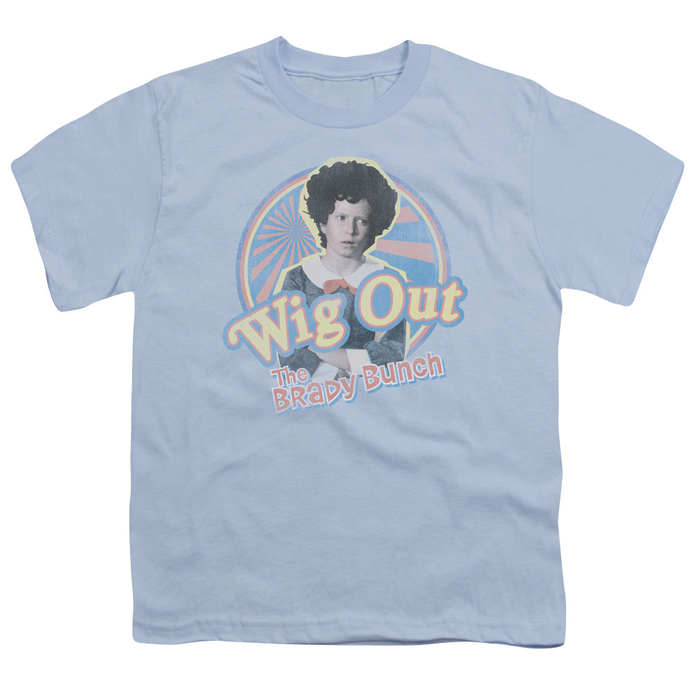 BRADY BUNCH : WIG OUT S\S YOUTH 18\1 LIGHT BLUE MD