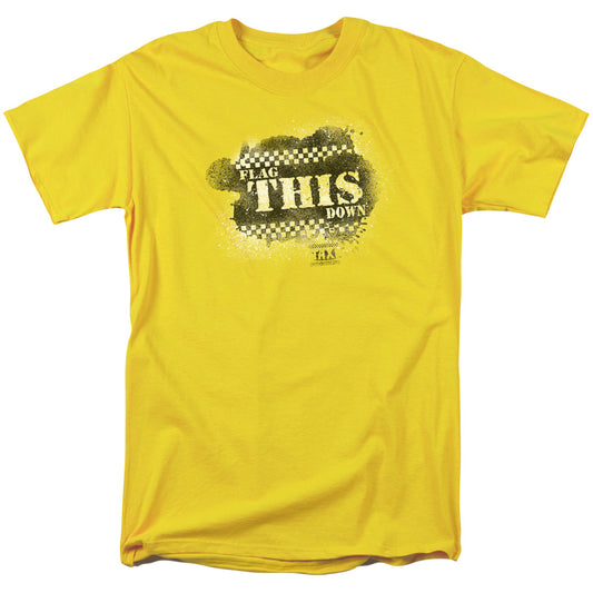 TAXI : FLAG THIS S\S ADULT 18\1 YELLOW XL