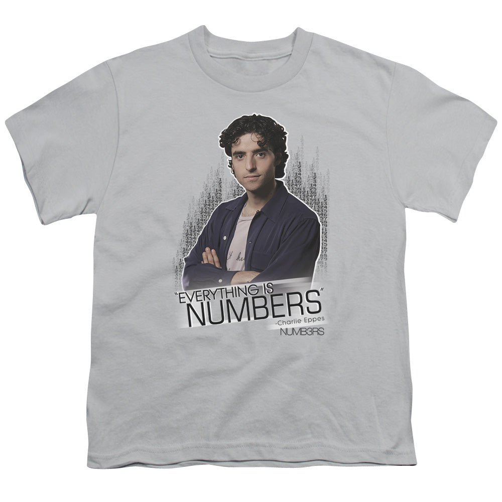 NUMB3ERS : EVERYTHING IS NUMBERS S\S YOUTH 18\1 SILVER XL