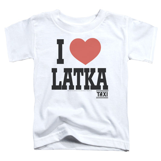TAXI : I HEART LATKA TODDLER SHORT SLEEVE WHITE XL (5T)