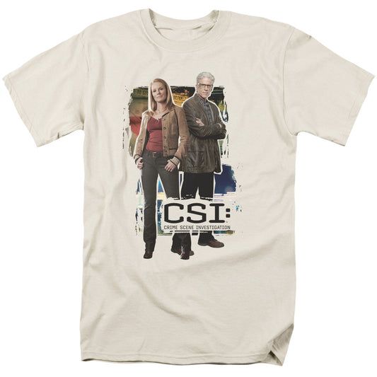 CSI : BACK TO BACK S\S ADULT 18\1 CREAM XL