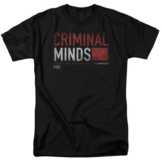 CRIMINAL MINDS : TITLE CARD S\S ADULT 18\1 BLACK XL