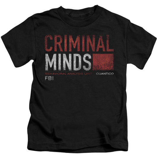 CRIMINAL MINDS : TITLE CARD S\S JUVENILE 18\1 BLACK SM (4)