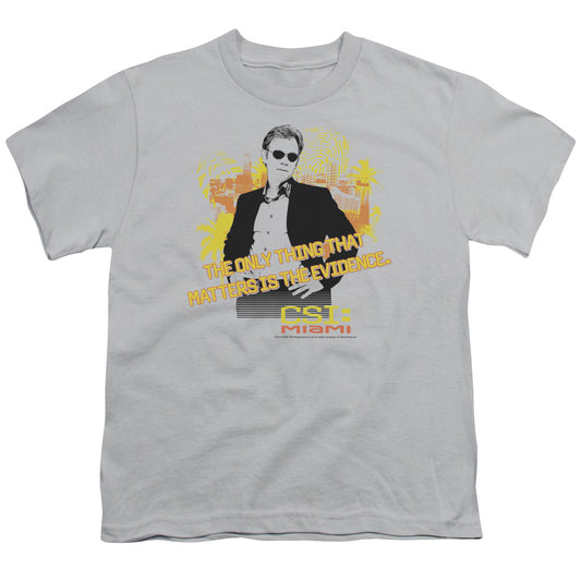 CSI : MIAMI : HAND ON HIPS S\S YOUTH 18\1 SILVER XL