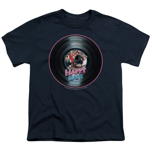 HAPPY DAYS : ON THE RECORD S\S YOUTH 18\1 NAVY XS