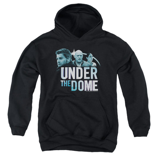 UNDER THE DOME : CHARACTER ART YOUTH PULL OVER HOODIE BLACK LG