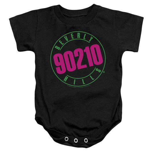 90210 : NEON INFANT SNAPSUIT Black SM (6 Mo)