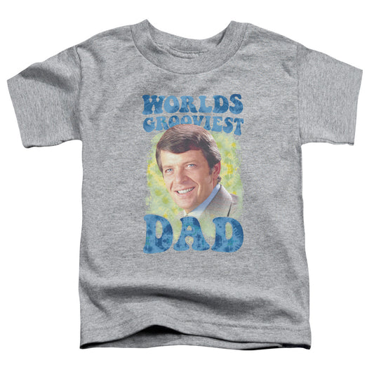 BRADY BUNCH : WORLD'S GROOVIEST S\S TODDLER TEE Athletic Heather SM (2T)