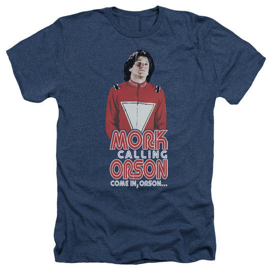 MORK AND MINDY : COME IN ORSON ADULT HEATHER Navy 2X