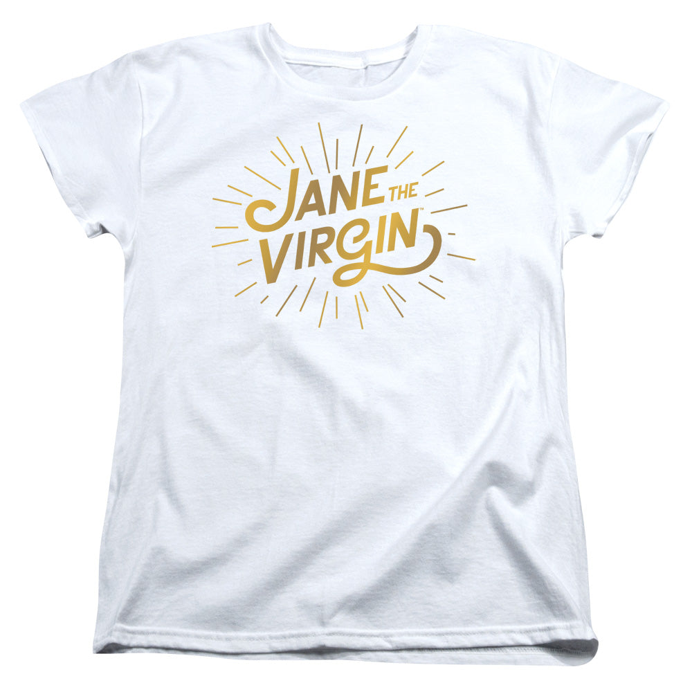 JANE THE VIRGIN : GOLDEN LOGO S\S WOMENS TEE White XL