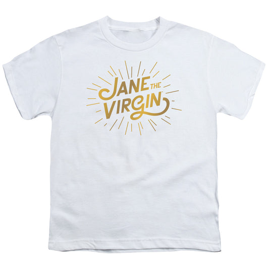 JANE THE VIRGIN : GOLDEN LOGO S\S YOUTH 18\1 White XS